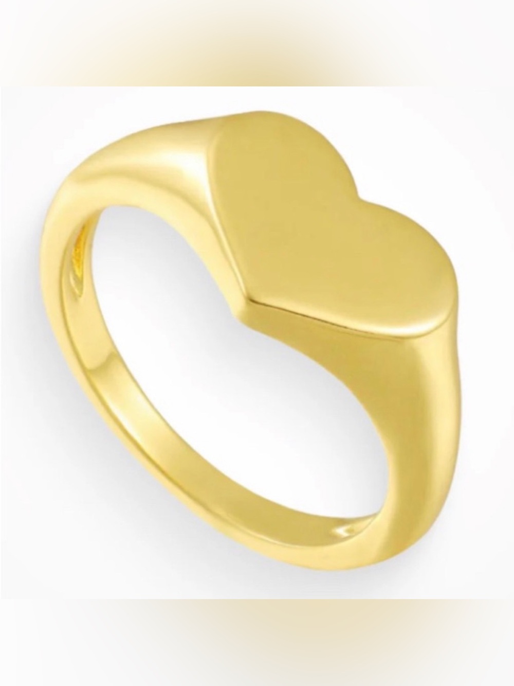 Gold Plated Heart Ring
